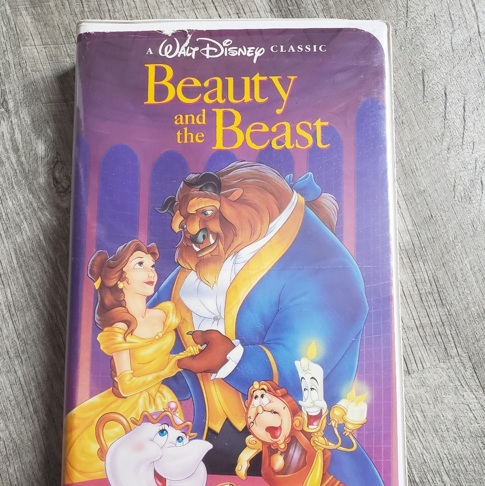 RARE Black Diamond Disney Beauty and the Beast VHS
